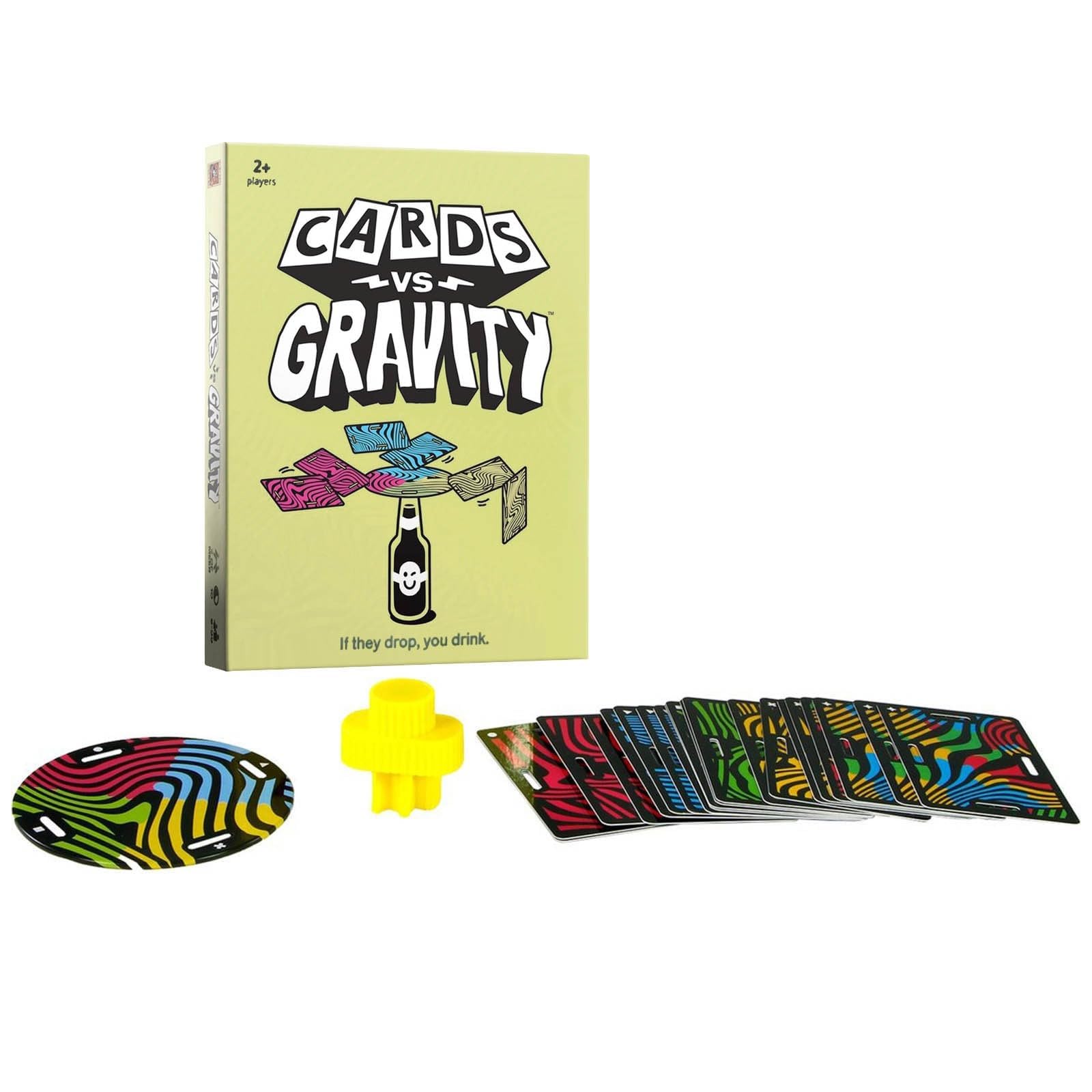 Cards Vs Gravity Game Fun Family Game for 2+ Players, Fun Card Game Card-Balancing Game Anti-Gravity Card Balance Travel Game A Fun Card Stacking Game Perfect For Vacations And Camping