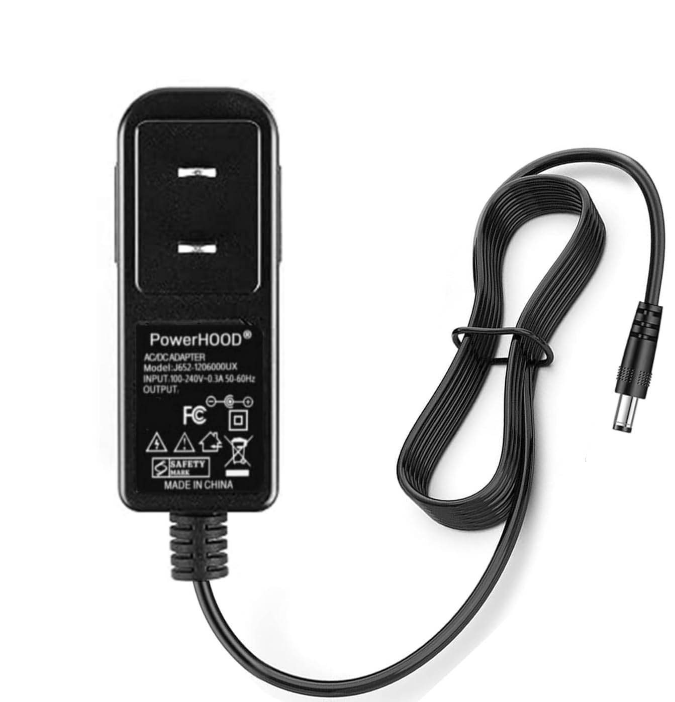 PowerHOOD 12V AC/DC Adapter Compatible with Roku Ultra 4660 4661 4670 4670R 4670X 4660X2 4660R 4661R 4661RW Ultra LT 4662 4662X 4662RW 4K HD HDR