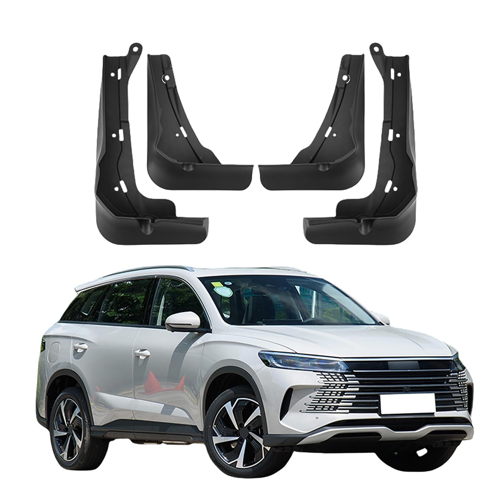 Lugiwn Normal Mud Flaps For Byd Sea Lion 05 Dm-I 2025, Mudflaps Splash Guards, All Weather Guard Mud Guards Splash Front Rear, No Drill Exterior Accessories