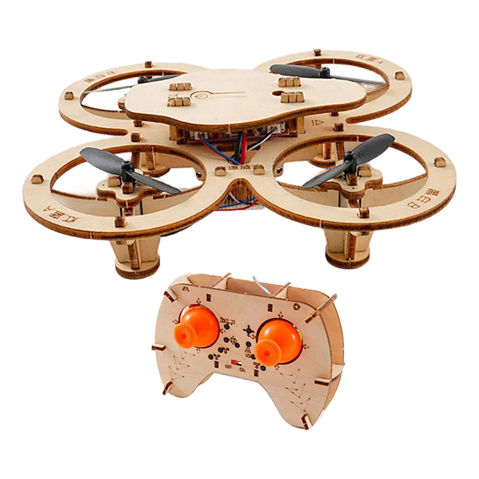 Kit di Montaggio Fai da Te in Legno per Aeromodello Radiocomandato, Artigianato, Tecnologia, Gadget, Regalo per Ragazzi E Ragazze