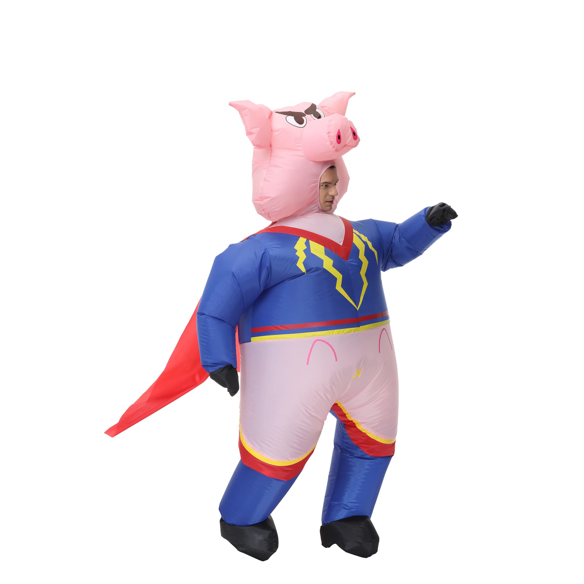 FXICH disfraz cerdo inflable para adulto,disfraz cerdo inflable para Halloween,disfraz inflable para disfraces,juegos rol,fiestas,disfraces Navidad,para 150-190cm
