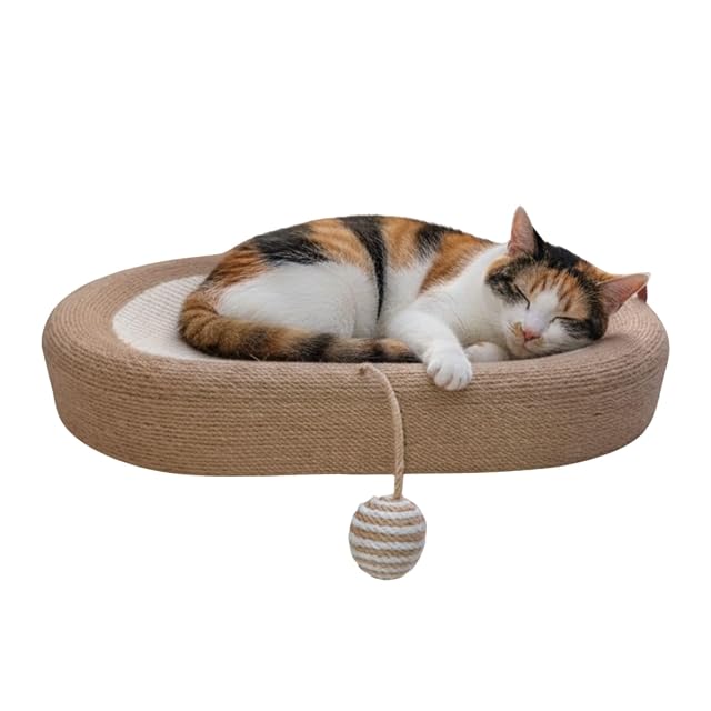 Rascador para Gatos Isla Tipo Cuenco 2 en 1 de Sisal