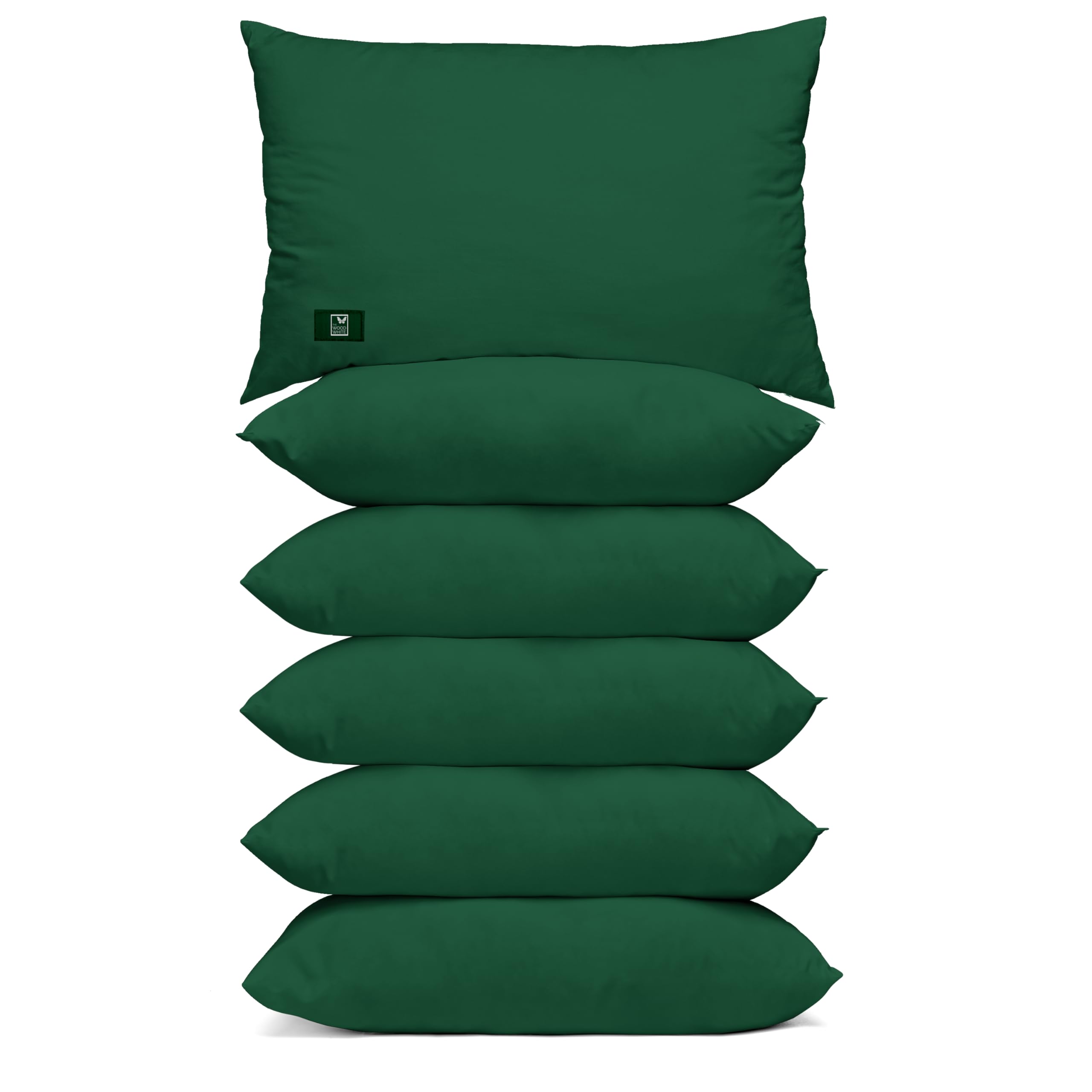 THE WOOD WHITE Microfiber Dark Green Soft Pillows Set of 6. 16 x 24 Inches (B0CDX13QHH) Amazon Price History, Amazon Price Tracker