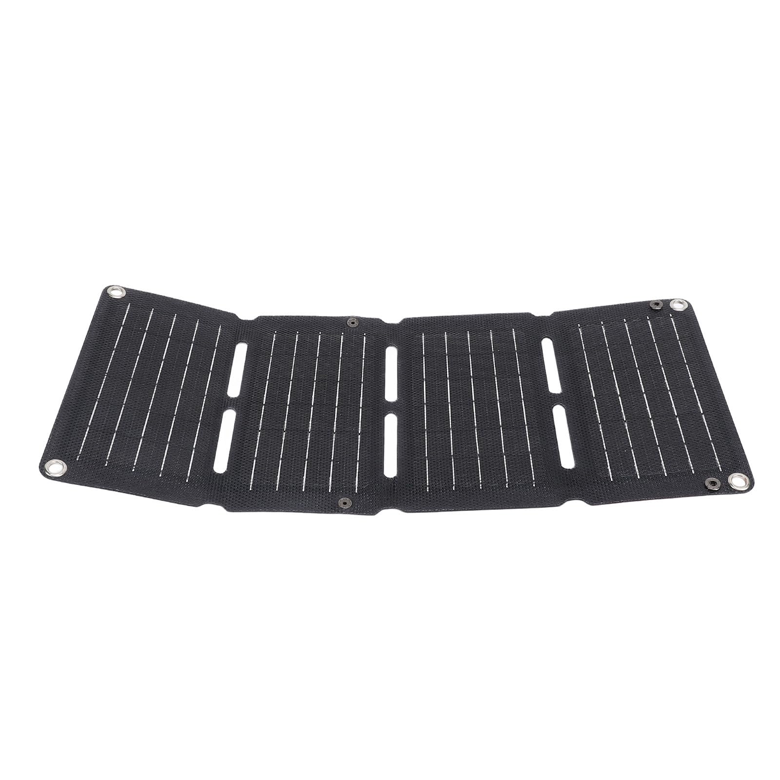 Pannello solare pieghevole ETFE ad alta efficienza 40W con USB e uscite Accessorio portatile per campeggio e zaino in spalla Pannello solare pieghevole