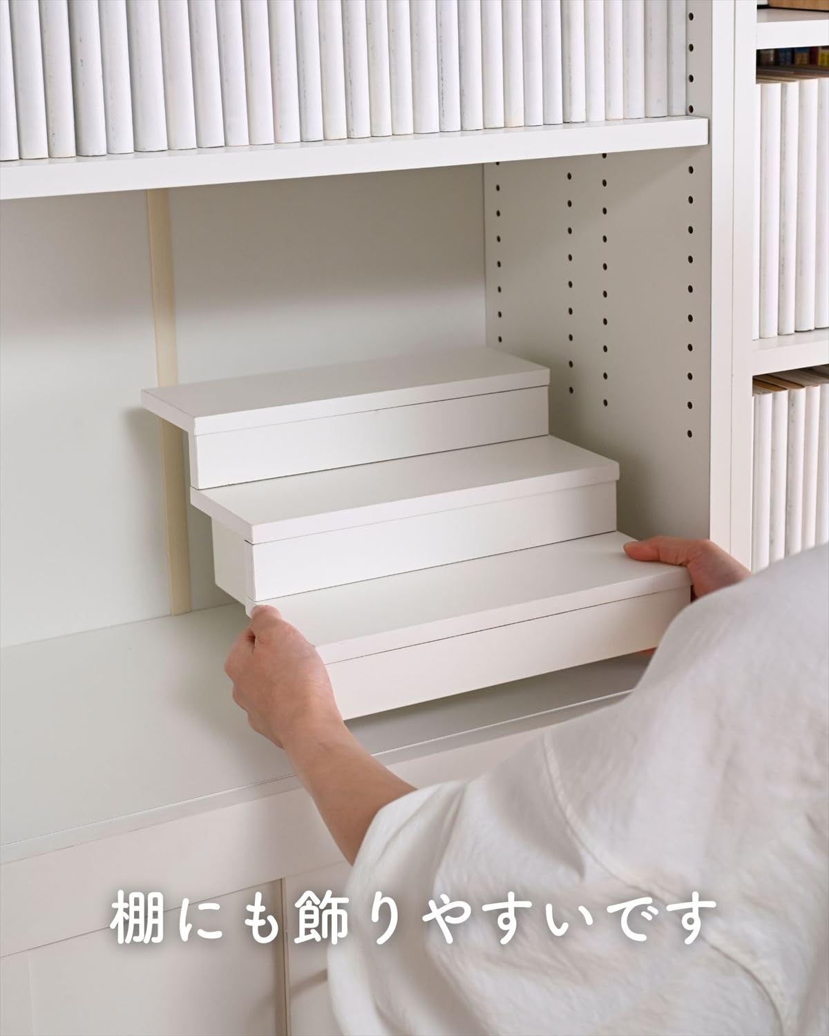 Amazon.co.jp: 山善(YAMAZEN) ひな壇 雛壇 コンパクト 3段 幅27 奥行26