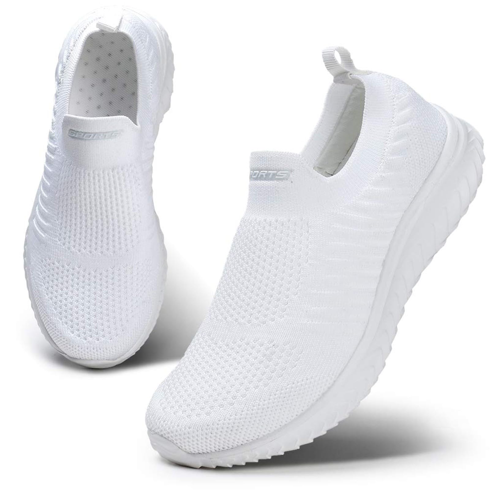 Scarpe da ginnastica leggere, da uomo, estive, traspiranti, per il tempo libero, in rete, da tennis, fitness, jogging, senza lacci, da allenamento, da corsa, da corsa