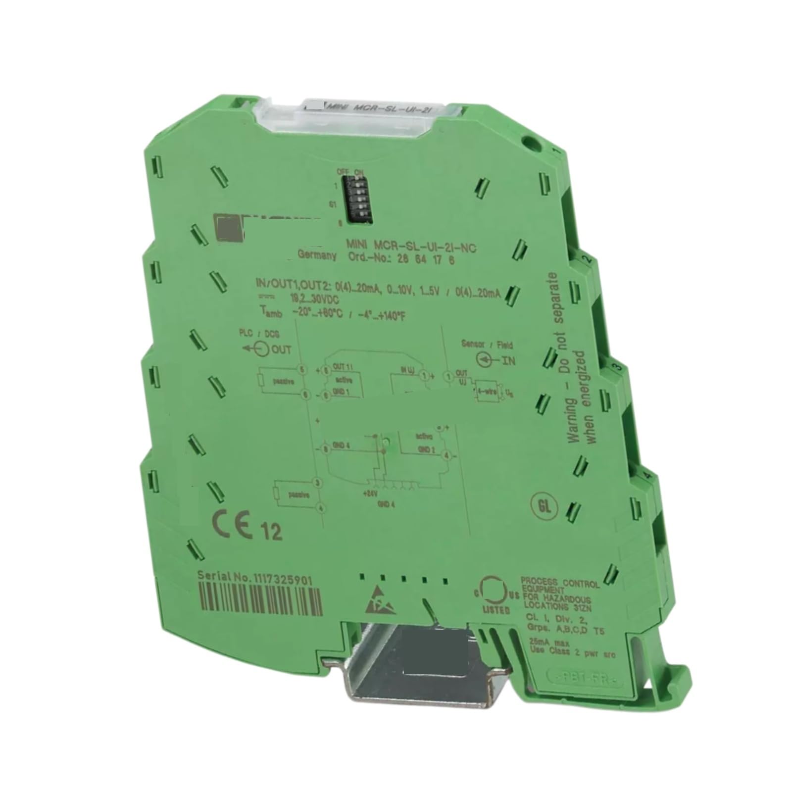 HKEJSJWA Signal Conditioner MINI MCR-SL-UI-2I-NC 2864176, Analog Signal Sensor