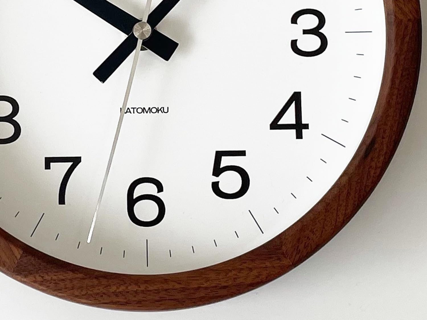 Amazon.co.jp: KATOMOKU Muku Clock 16 ウォールナット 掛け時計 連続