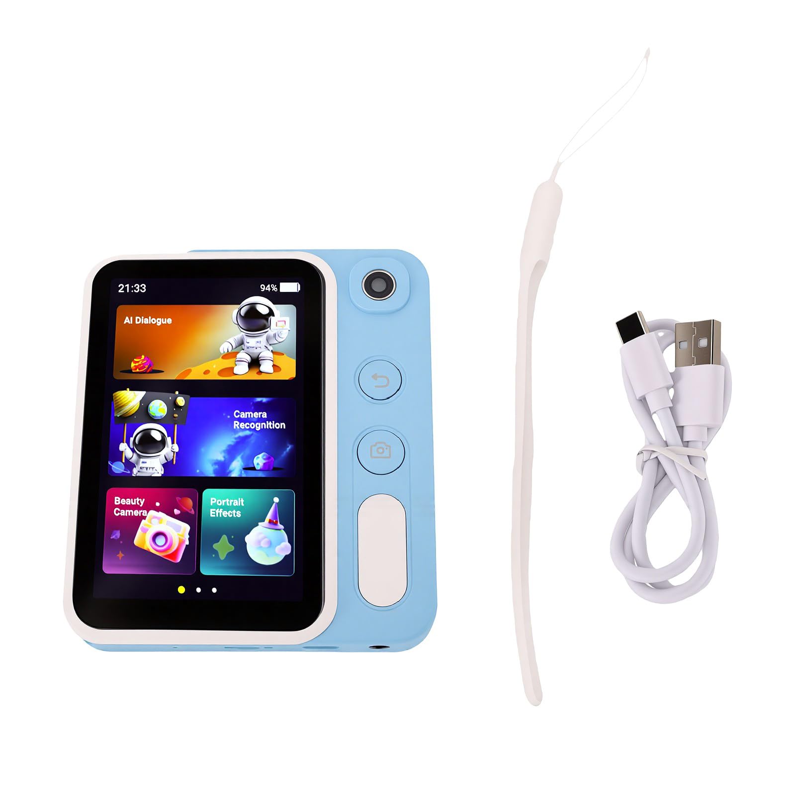 KIMISS Caméra d'apprentissage, Appareil Photo éducatif avec écran Tactile