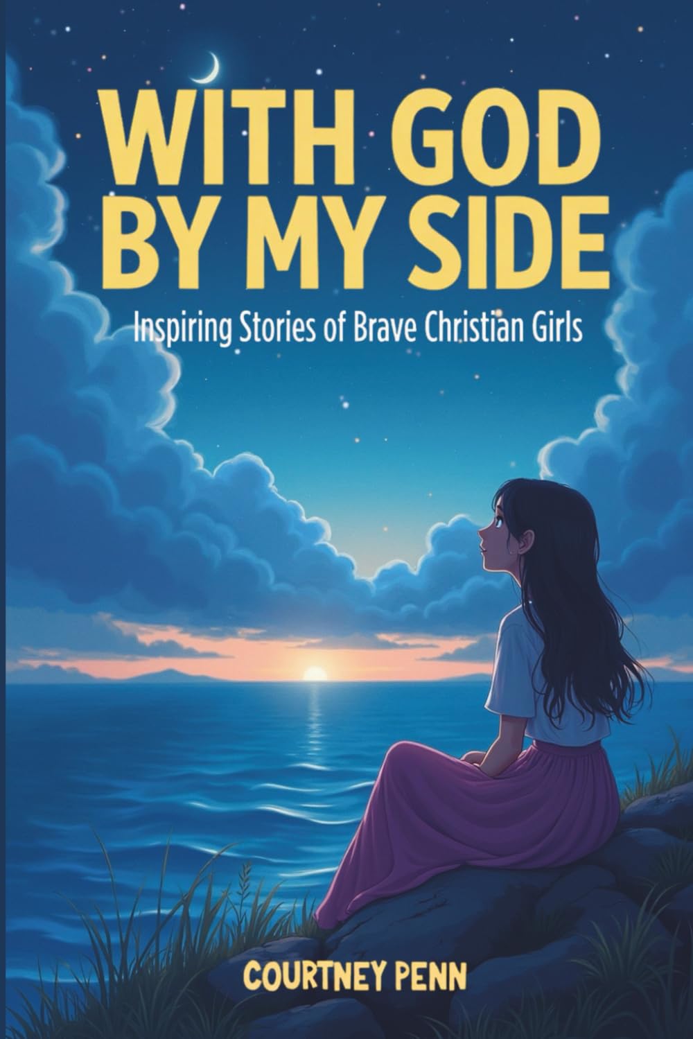 With God By My Side: Inspiring Stories Of Brave Christian Girls: 14 Inspirational Stories That Help Girls Ages 6-11 Build Faith, Courage, Character,