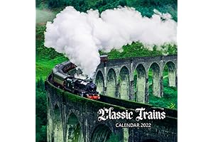 Classic Trains: 2022 Train Wall Calendar