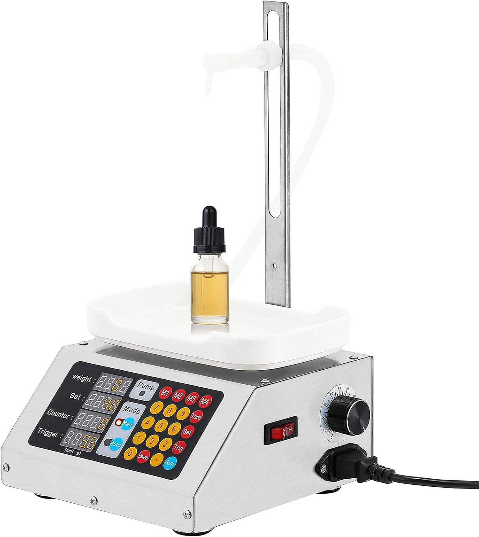 Macchina di Riempimento Liquido, Macchina per Ripieno di Bottiglie, Pompa Diaframma di Imbottigliamento, Controllo Digitale per Liquidi, Succhi, Vini E Oli Cosmetici