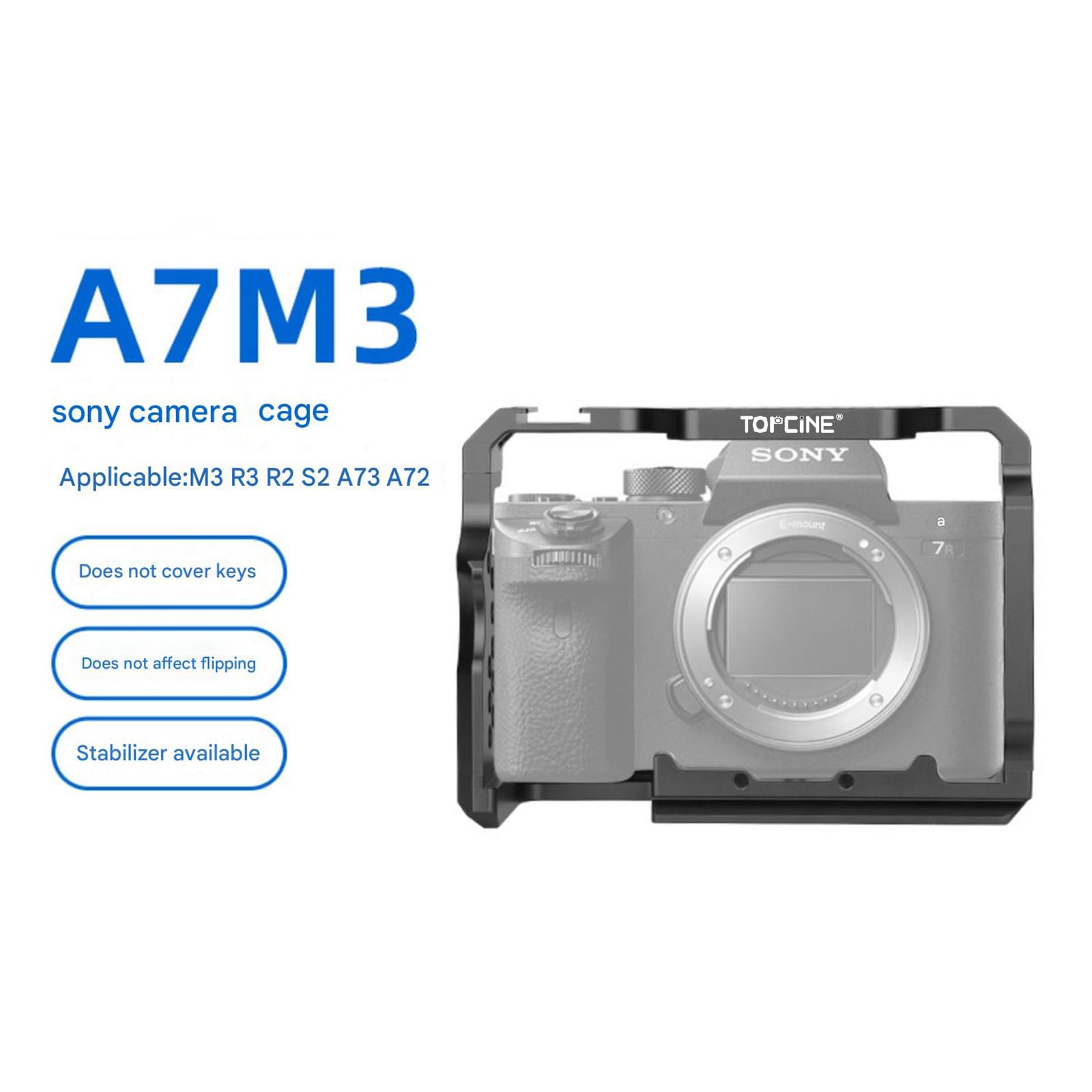 Amazon.co.jp: A7S2ケージ Sony Alpha A7II A7III A7RII A7RIII A7SII
