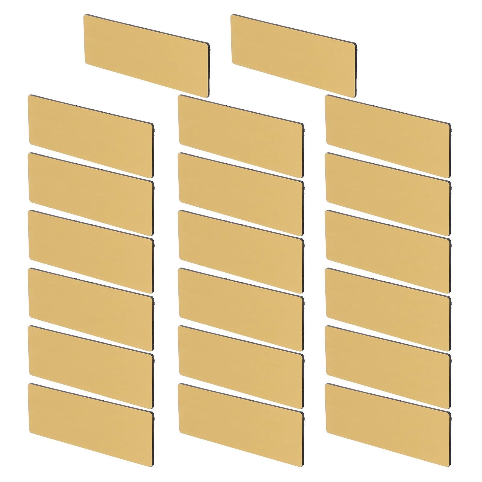 Porta Nombres Con Pinza 20 piezas Pin de placa con nombre en blanco