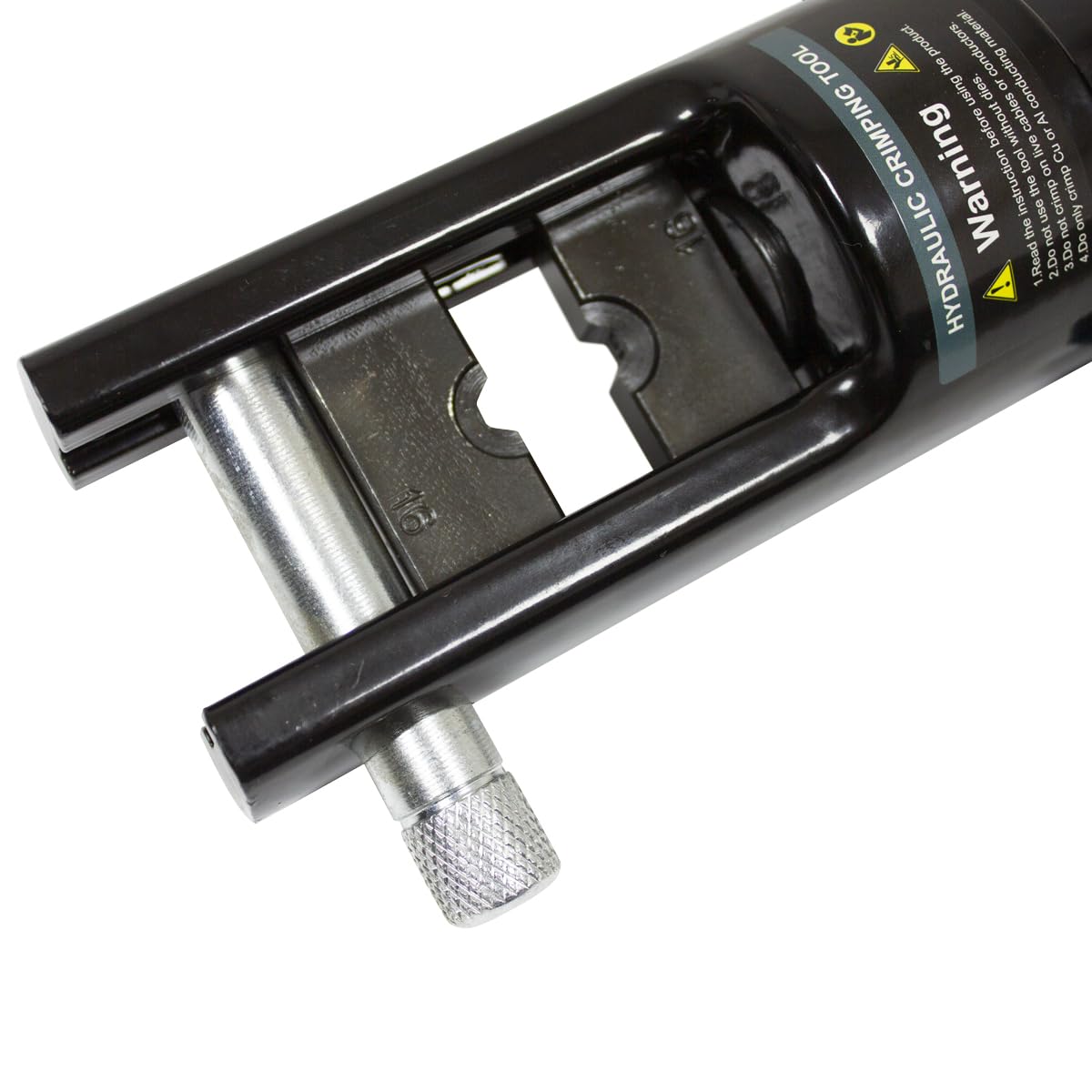 Prensa Terminales Hidraulico, 16-240 mm² Crimpadora Hidráulica para Terminales de Cable con 13 pares, Alicates Hidráulicos Crimpado, Herramienta de Prensa Hidráulica Azul