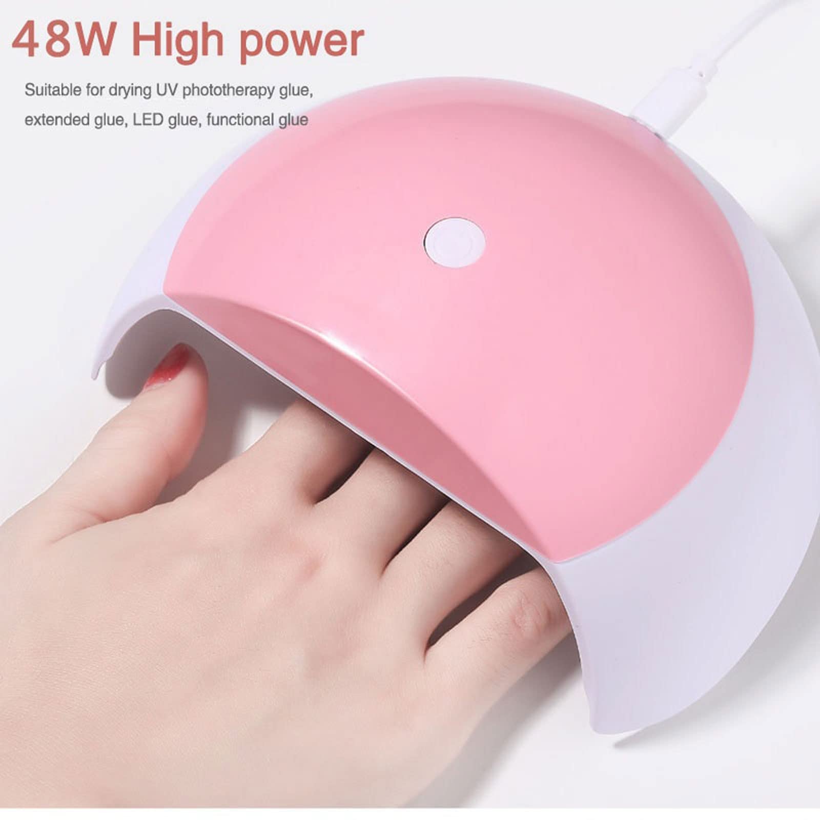 Suszarka do paznokci, lampa do suszenia paznokci z automatycznym czujnikiem 15 diod LED do wszystkich żeli z lat 60. i 120. Profesjonalne narzędzie do manicure do pedicure i manicure