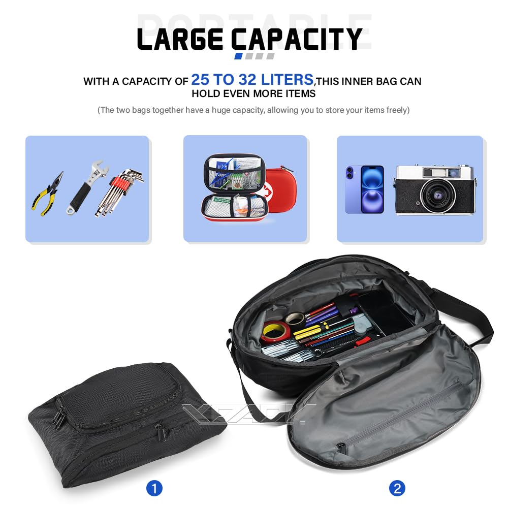 Borse interne per moto R1300RT R 1300RT R1300GS valigie laterali per R 1300GS R 1300 GS 2023 2024 accessori bagagli attrezzi da viaggio (set)