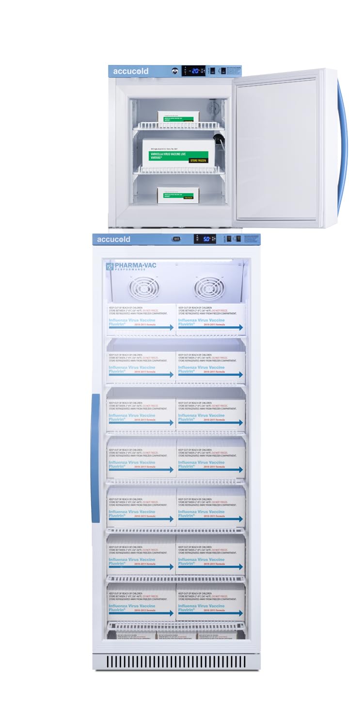 Accucold 24" Medical Performance Series All-Refrigerator/All-Freezer Combination (Rhd, Glass Door) on Fridge.com - View 3