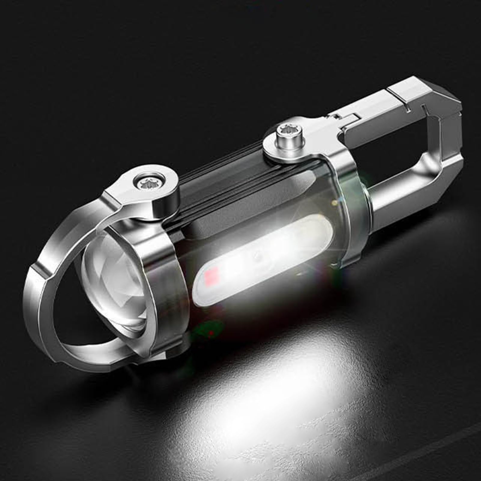 Amazon.co.jp: Keychain Flashlight, 充電式キーホルダーライト, 7