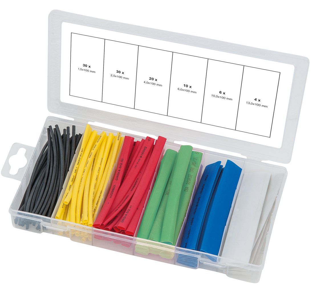 Amazon.co.jp: KS TOOLS シュリンクオンチューブAssorment カラー 110