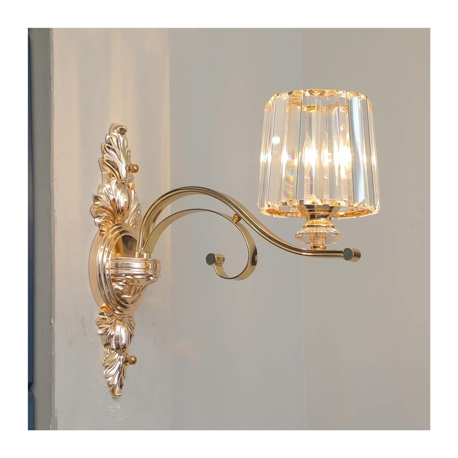 HXYSXHJUO Light Luxury Crystal Wall Lamp TV Background - Mounted Lamps, Pendant