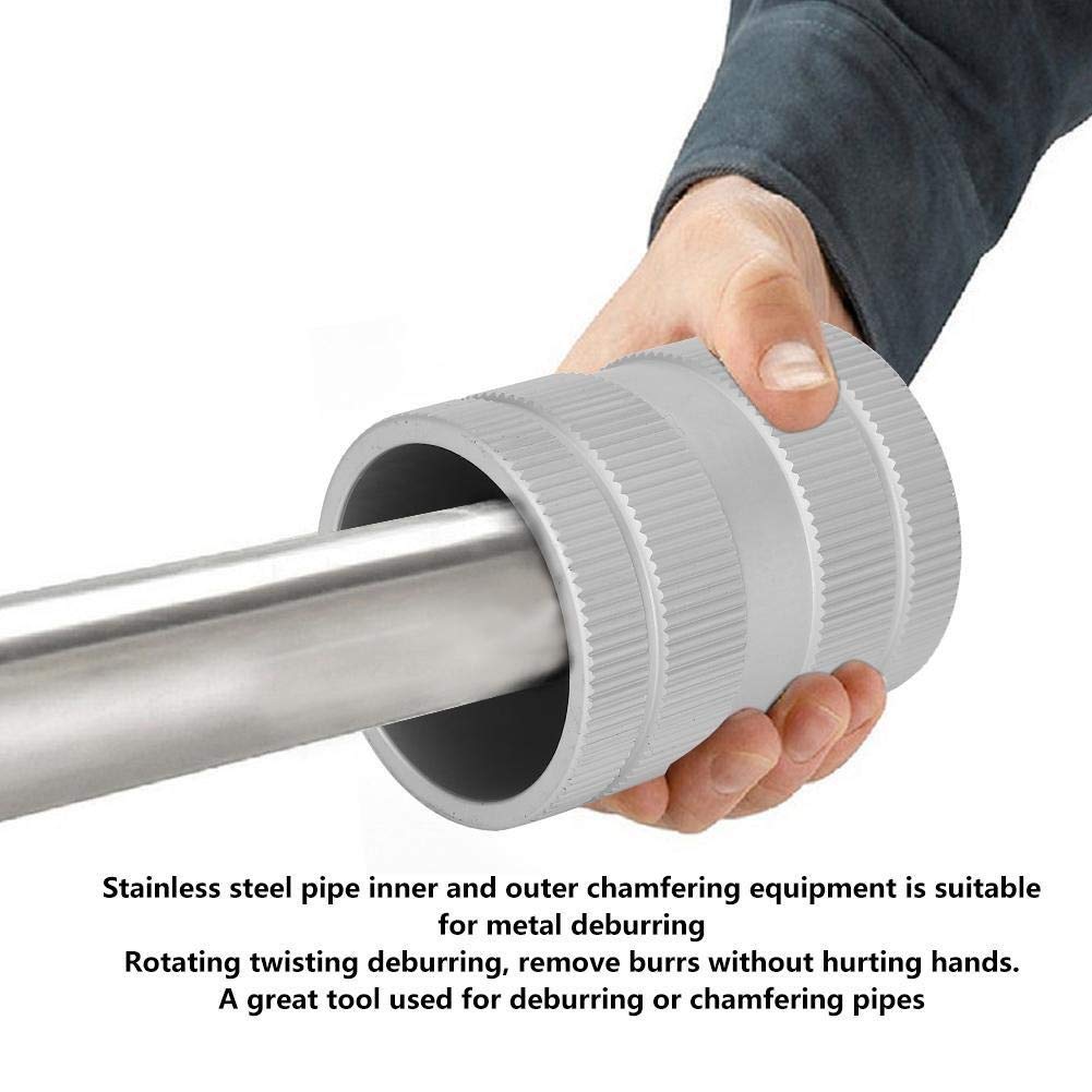 Alésoir intérieure en acier inoxydable extra-pipe Outil d'ébavurage Chanfrein Outil 1 / 4in-1 3/8 po