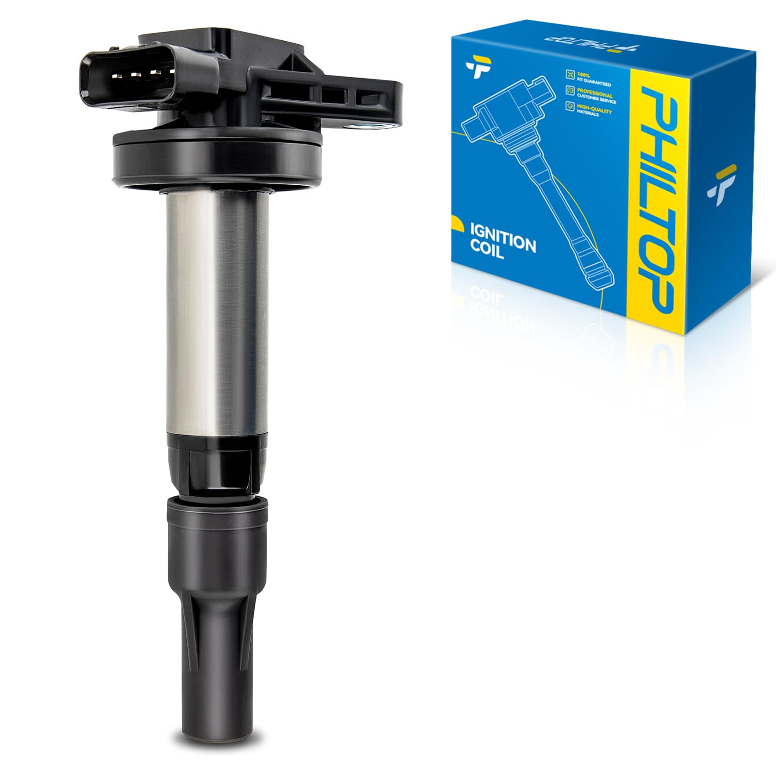 PHILTOP 1-Pack Ignition Coil UF519 Fit for Range Rover Sport Range Rover XF | Land Rover Range Rover Sport, Range Rover, LR3, Jaguar XJ8, XF, S-Type, XK, Vanden Plas, XKR, XK8, XJR, Super V8