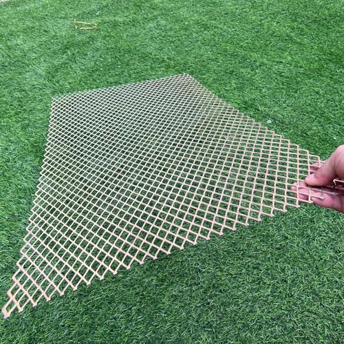 Fengyoo FENGYOO-BXGGBW04X136IN 36 Inchx18 Inch Stainless Steel Expanded Metal 14 Gauge 0.4 Inchx1 Inch Holes Expanded & Perforated Sheets Metal Grate Screen/Fence Wire/Privacy Fence/Screen Door Mesh/Window Screen Mesh/Rodent Mesh thumb #2