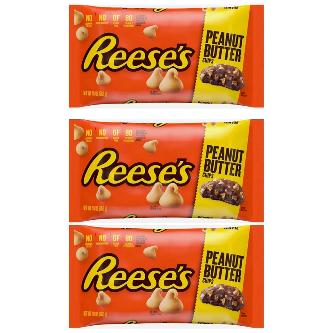 Hershey's baking pieces Reese's Peanut Butter Chips 283g (pack of 3)