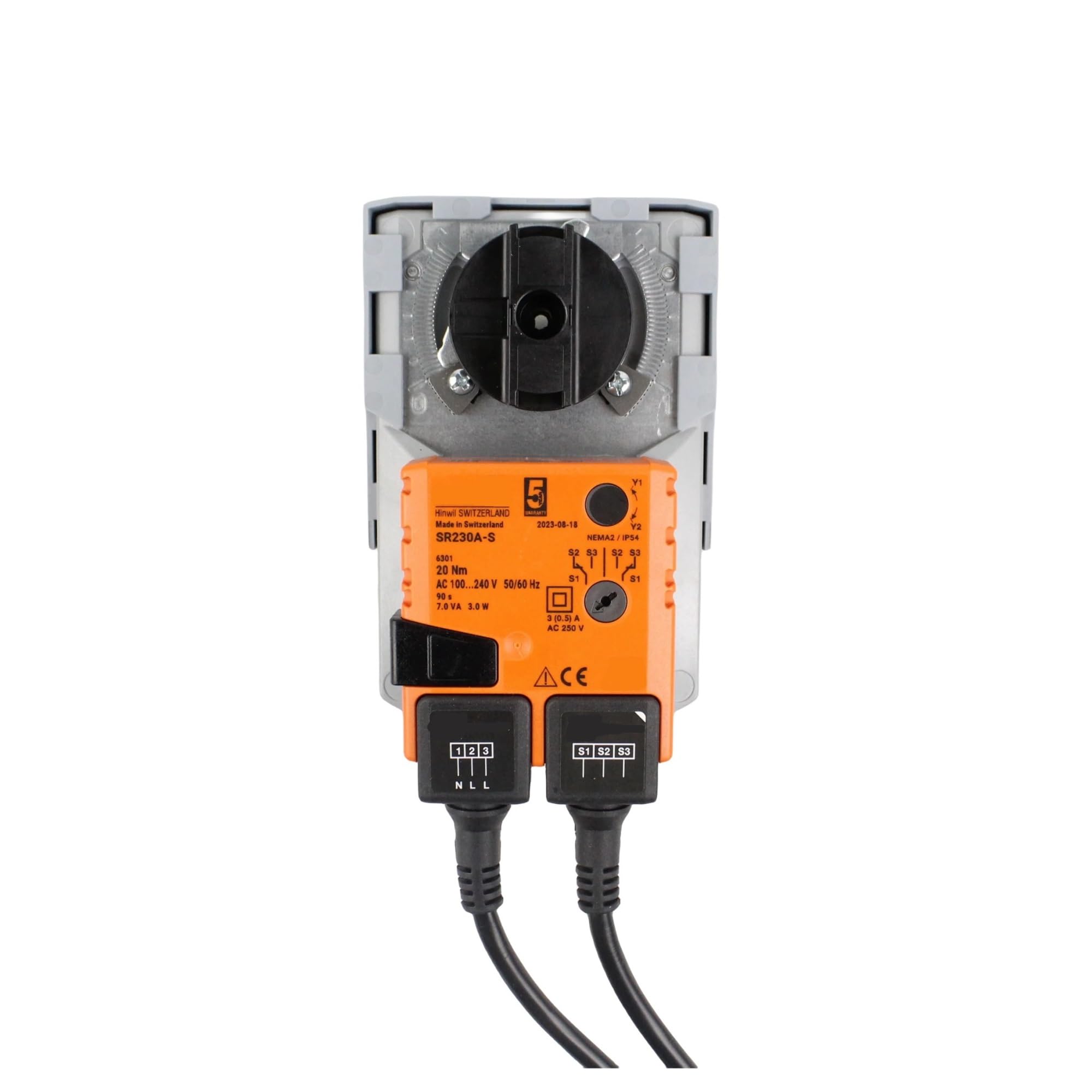BRODEFUP SR230A-S 20Nm AC100-240V Ventilation drive Valve actuator
