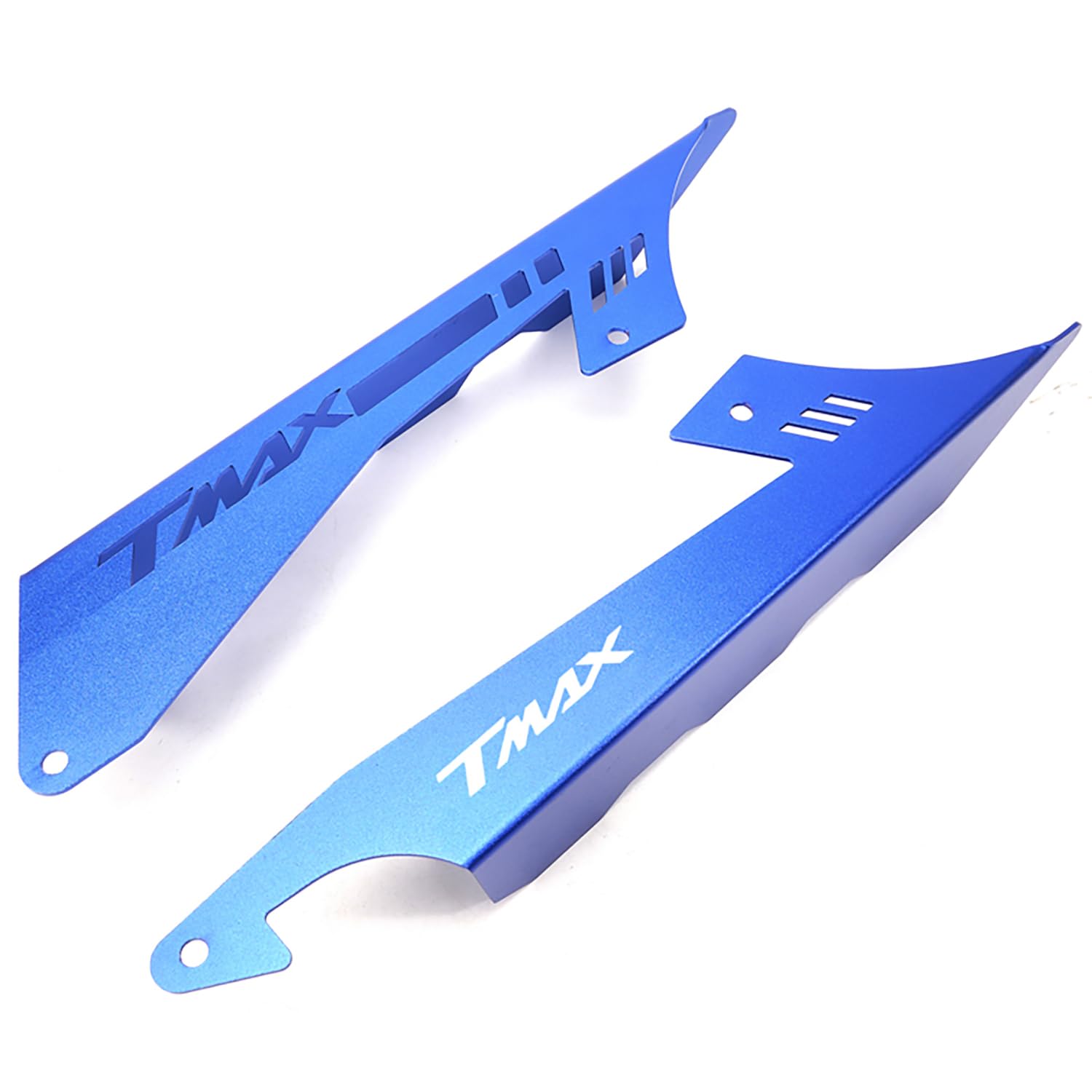 Motocicleta Accesorios para Yamaha TMAX 530 SX DX 2017 2018 2019 TMAX 560 Tech MAX 2020-2022 2023 Protector de Cadena de Motocicleta Cubierta Decorativa de aleación de Aluminio (Azul)
