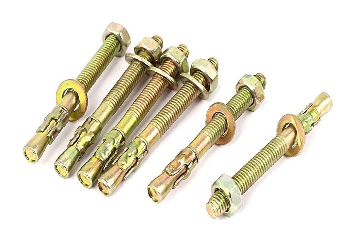 WTQZFRNSB Stainless Steel Expansion Bolts, Expansion Sleeve Anchor Screw Bolts, M6x60mm 6pcs/11185