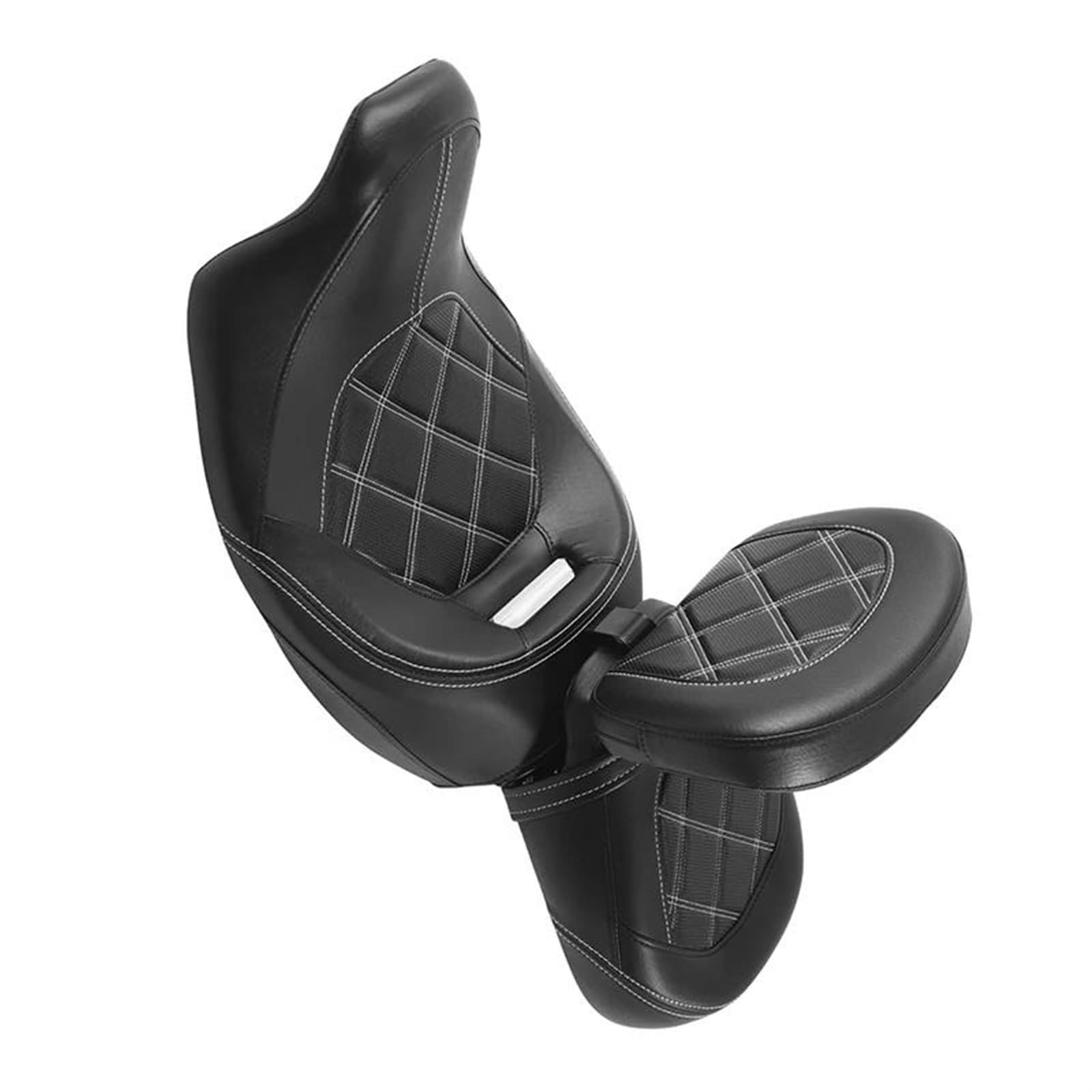 Driver Passenger Seat & Backrest Pad For Harley Touring Road King Glide 09-23 22 - View #7