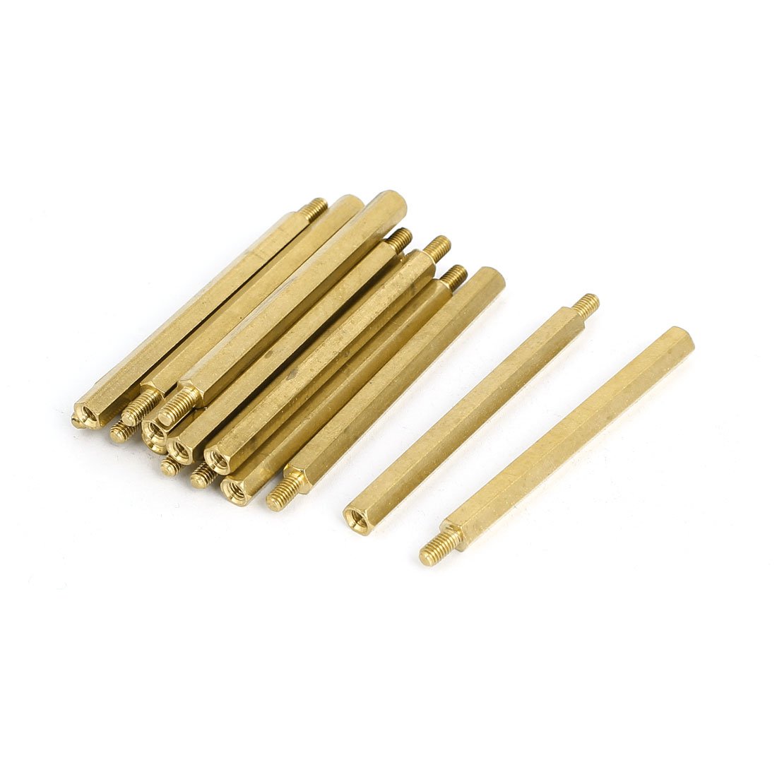 50 X Entretoises Hexagonales Laiton M3 6+6mm Mâle/Femelle Pour PCB – Uxcell