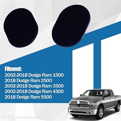 Miniatura 2 de 2 tapones para caja de camioneta para Dodge Ram 1500 2500 3500 4500 5500 2002-2018 sustituye a 55359234AC 55359234AB