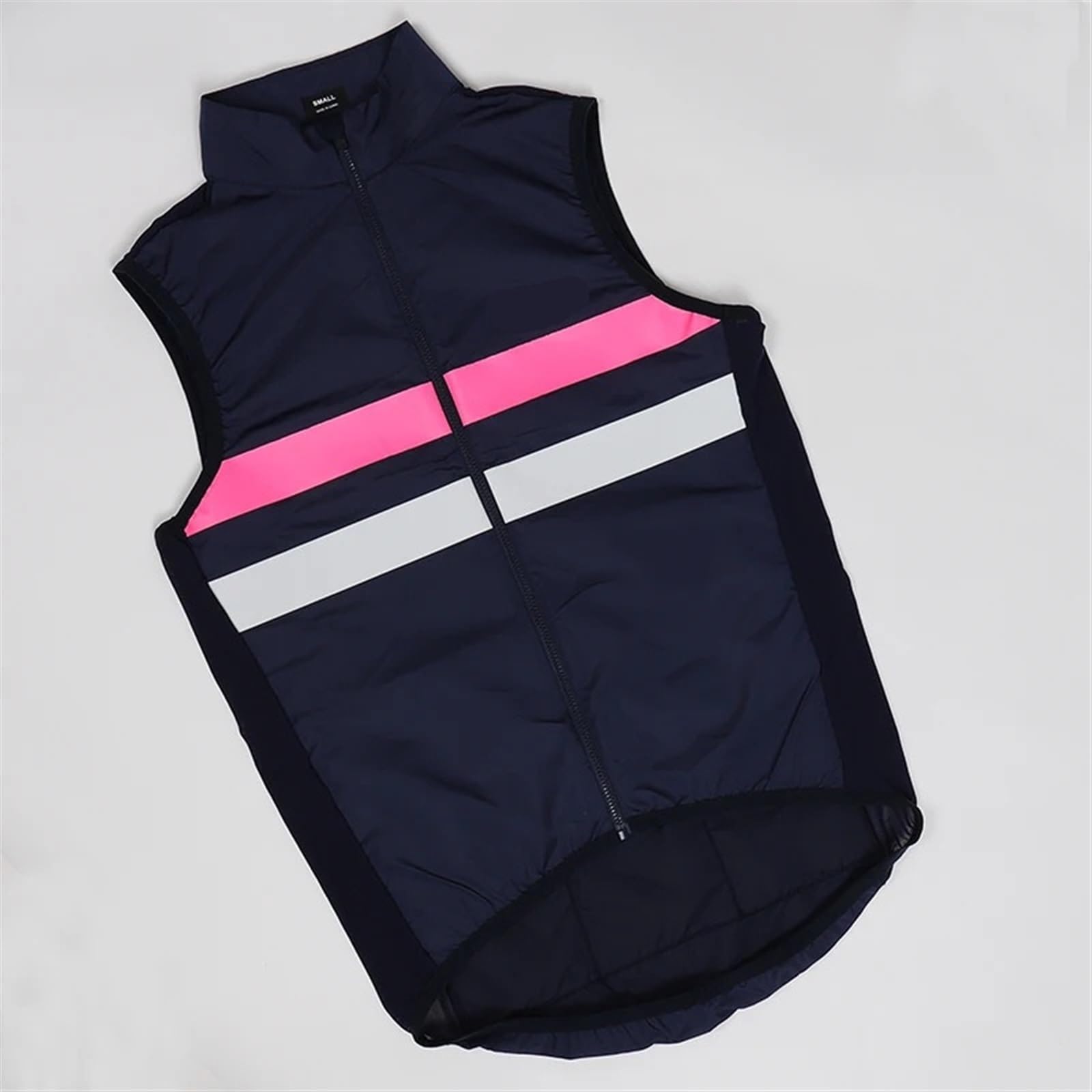 Chaleco Ciclismo Chaleco de ciclismo reflectante y resistente al viento for hombre o mujer, con bolsillo trasero