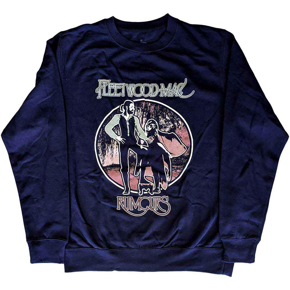 Fleetwood Mac Unisex Adult Rumours Vintage Sweatshirt (S) (Navy Blue)