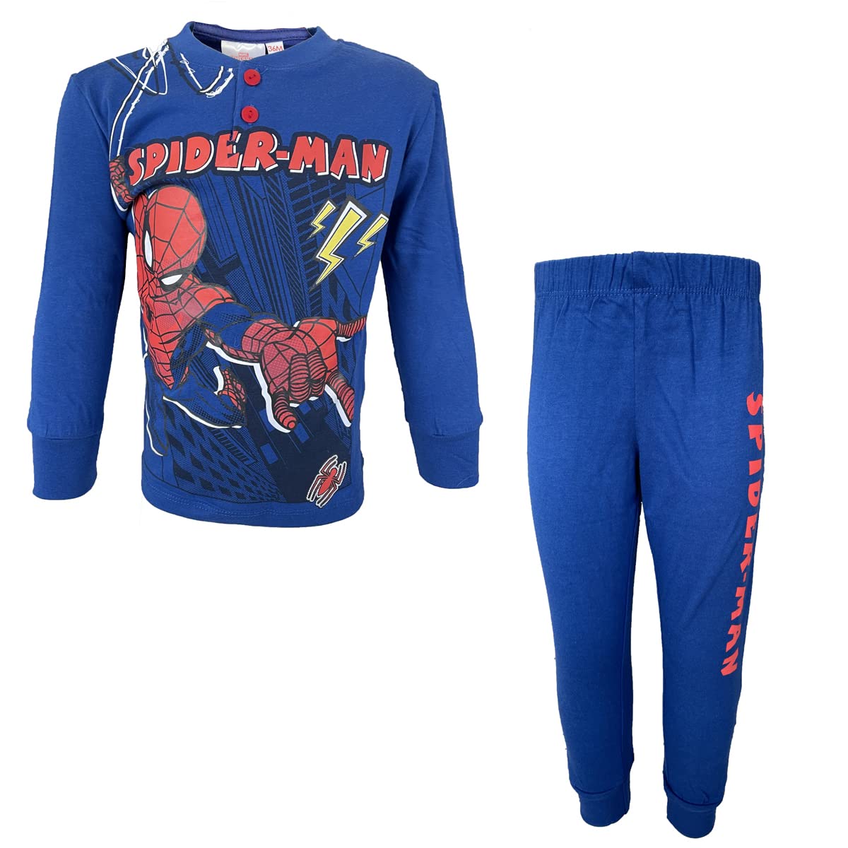 Pigiama Bambino Spiderman Marvel - Cotone Comodo Per Notti Da Supereroe - Foto 8