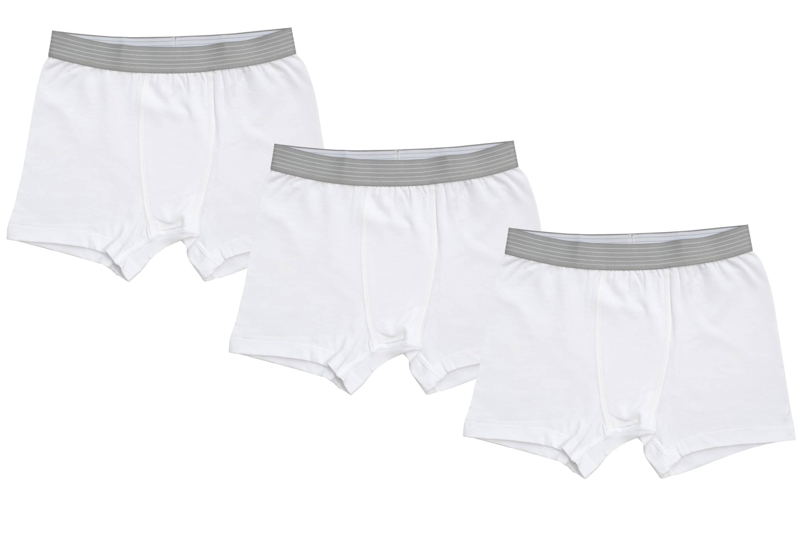 ORGANICKID Boys 100 Organic Cotton Underwear GOTS Certified Kids Toddler Boxer Briefs Pack of 3
