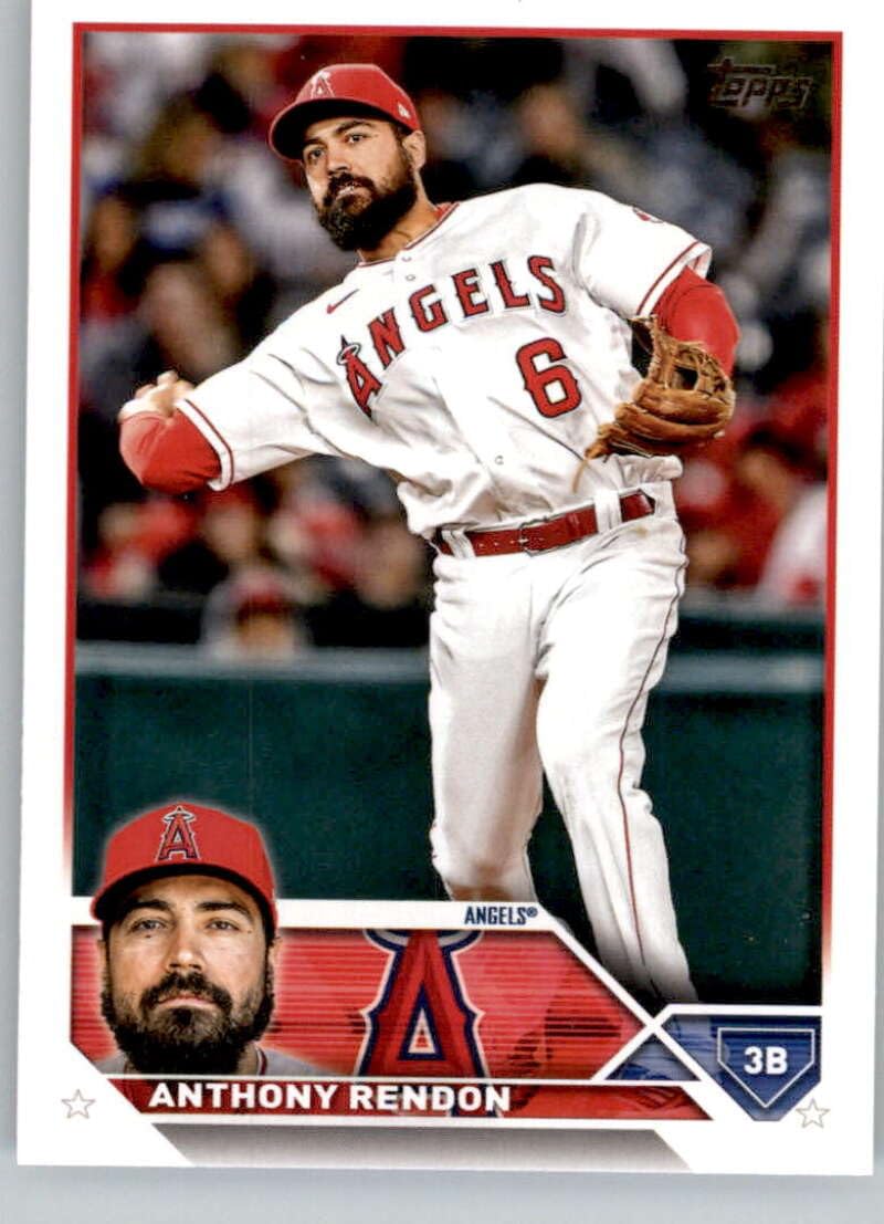 Amazon.com: 2023 Topps #640 Anthony Rendon Los Angeles Angels MLB