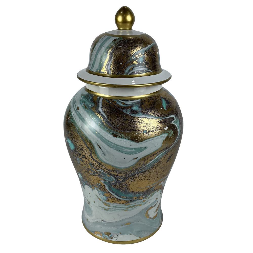Vase bleu moderne DKD Home Decor pour sublimer votre table de salon