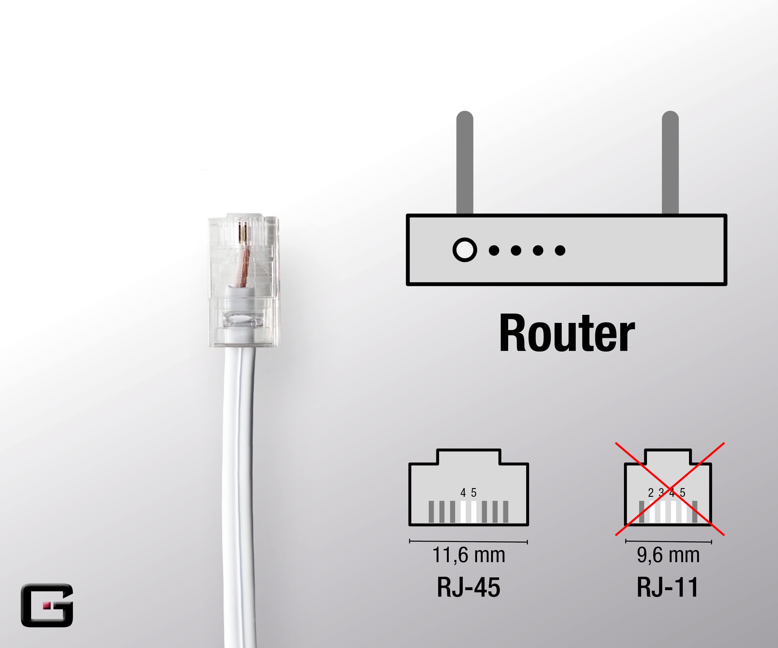 Goobay 51236 Cavo Di Collegamento TAE-F Per DSL / VDSL, 15 - Foto 9