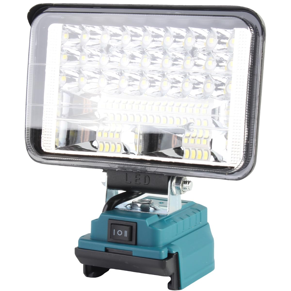 Cordless LED Work Light for Makita 20V Battery, Portable 50W Spotlight Lighting 3000LM with Type C & USB Fast Charging for Camping, Hiking, Fishing, Power Failure, Job Site, Workshop