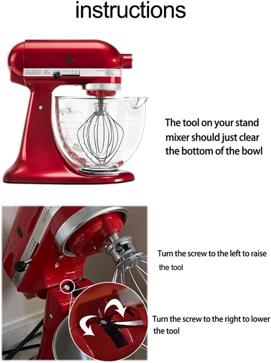 For Kitchen Aide Assecories 4.5-5 Qt Tilt-Head Stand Mixers,Compatible For Kitchenaid,Paddle Attachment For K45B / K5THCB / K5THBS