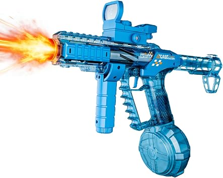 Electric Water Blaster with Light Effects, Full Auto Continuous Action.