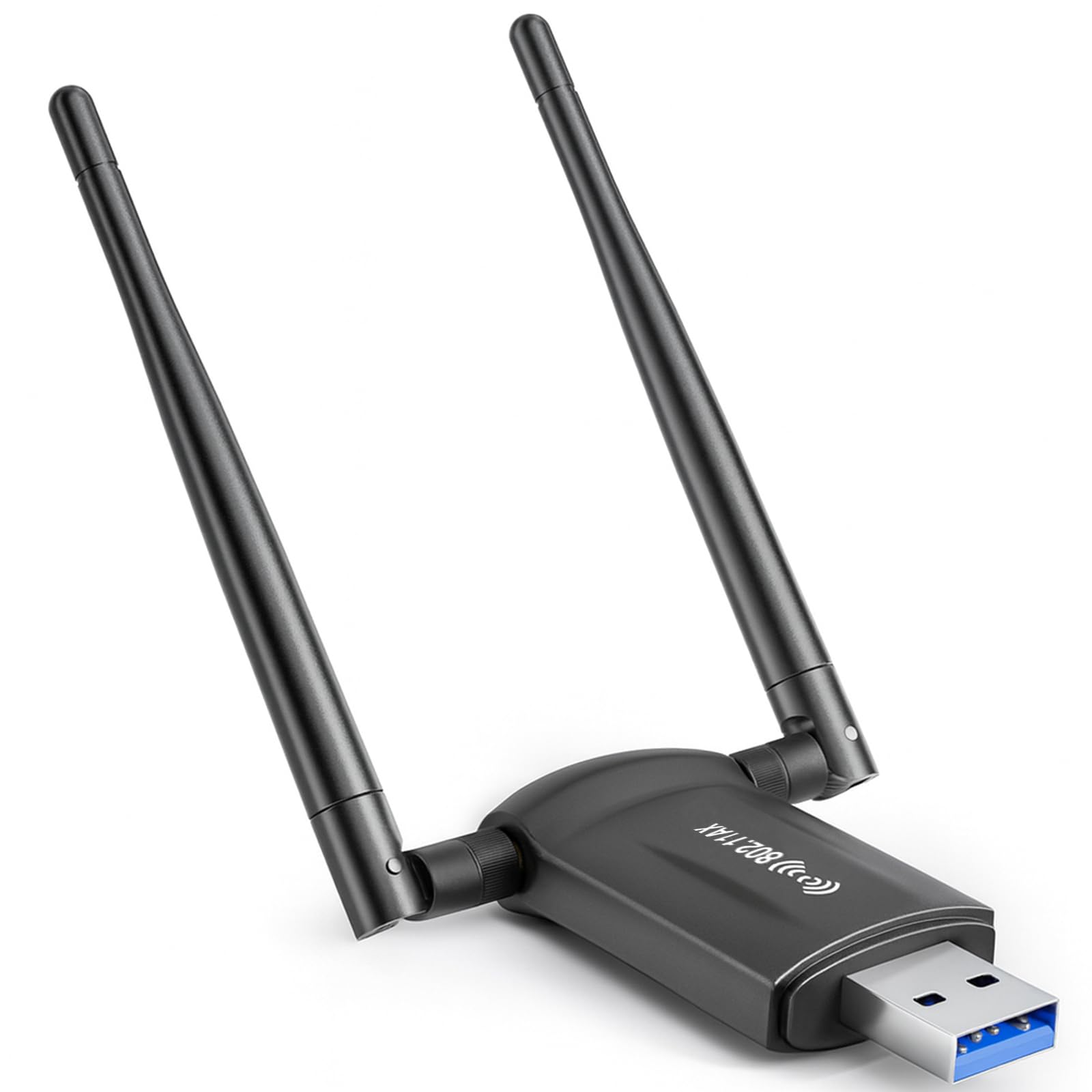USB WiFi Adapter for Desktop PC - Wi-Fi 6 802.11ax USB 3.0 Wireless Adapter with PC Wi-Fi Antenna for Win11/10 WiFi Dongle for Desktop Laptop Gaming Internet Network Card-picture-24