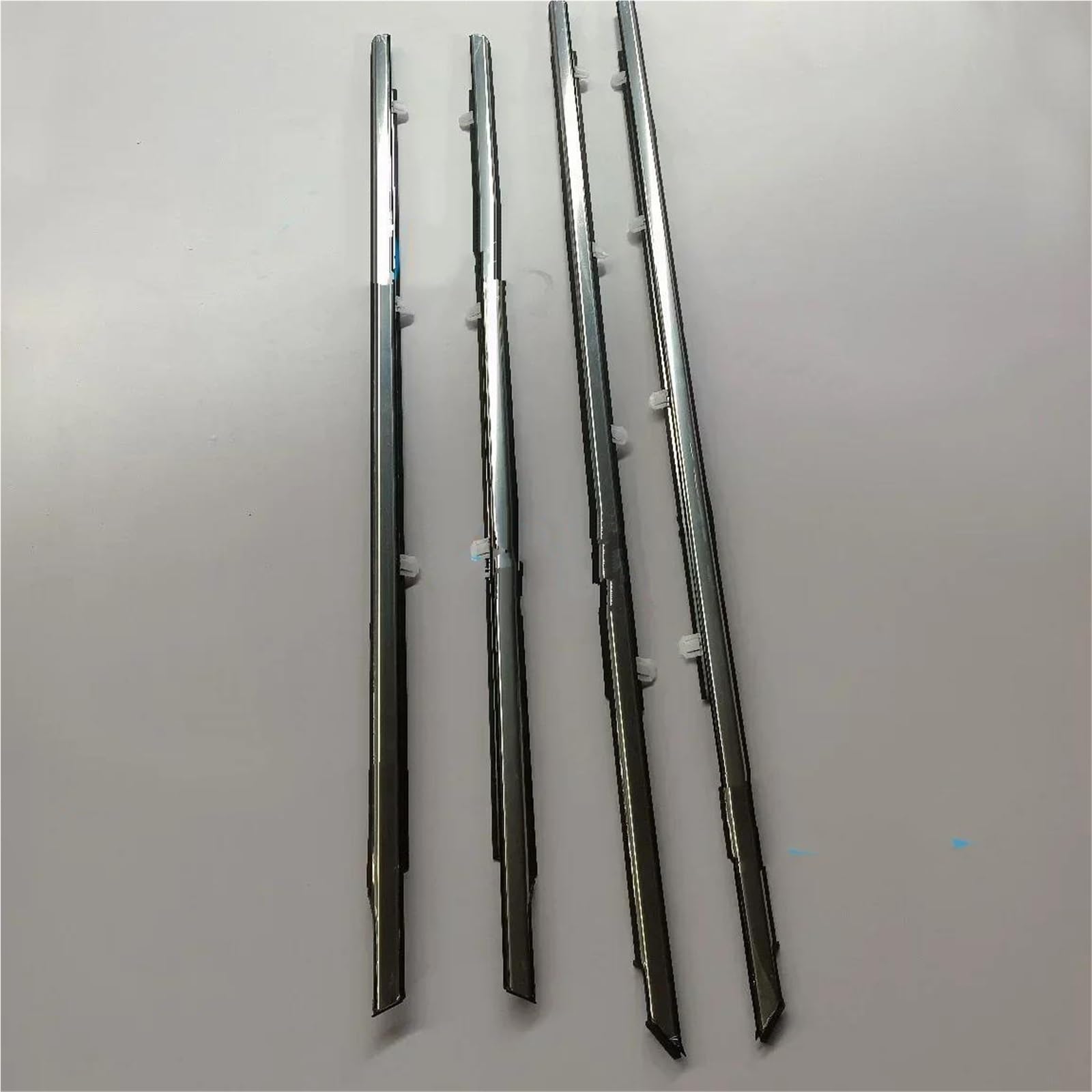 Zapora Chrome 4 Pcs Or Black Car Windows Rubber Outside Glass Protector Weatherstrip Accessories For Accord 2018-2023