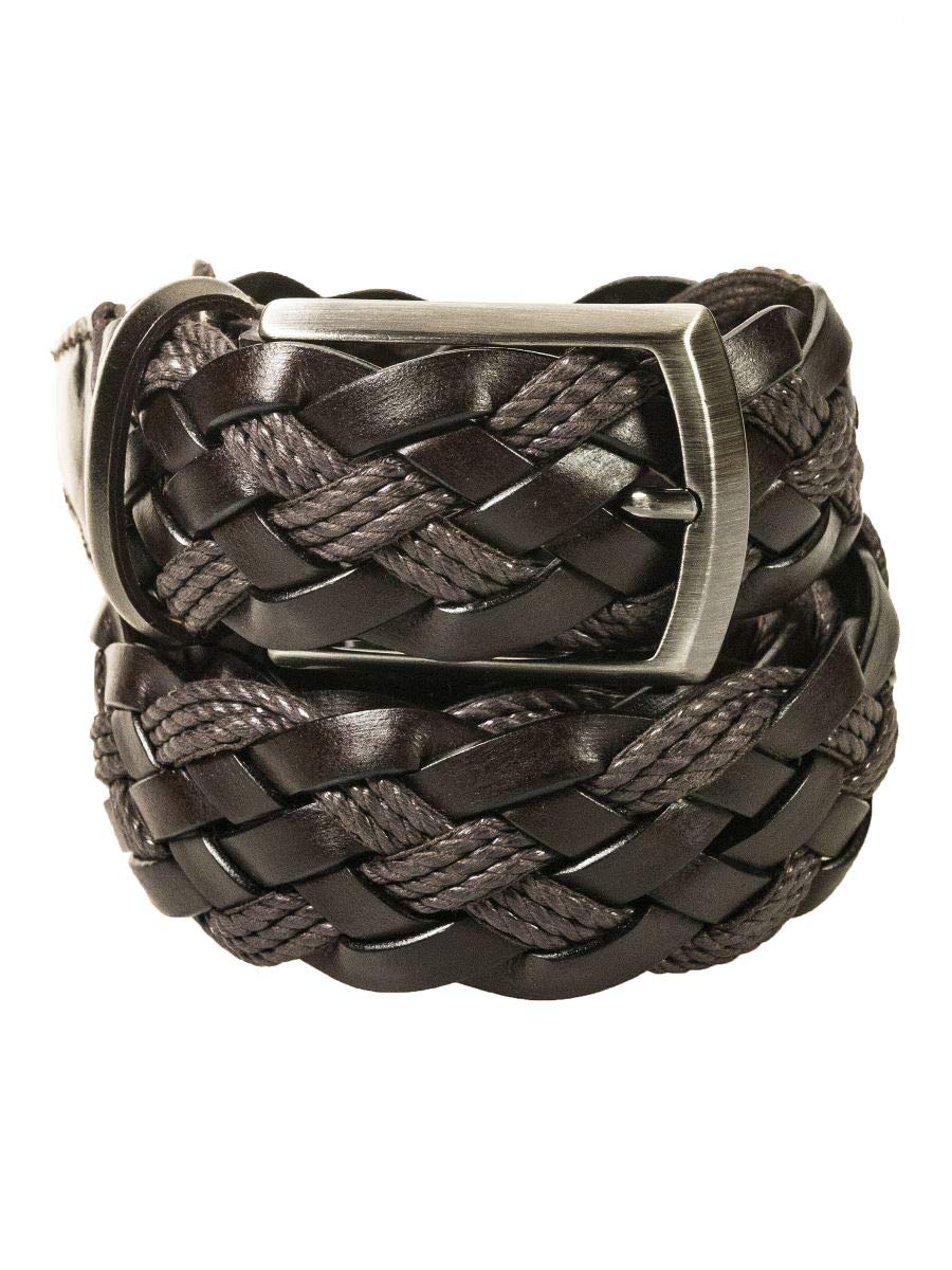 Paolo Da Ponte Braided Belt Regenerated Man and Cotton
