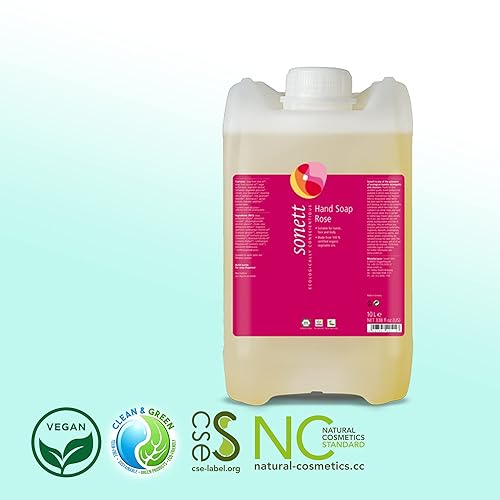 Sonett Jabón de Manos Orgánico Rosa (2.6 gal/10L)