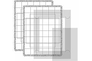 Flexible Gridded Stamp Mats Set for Precise Projects